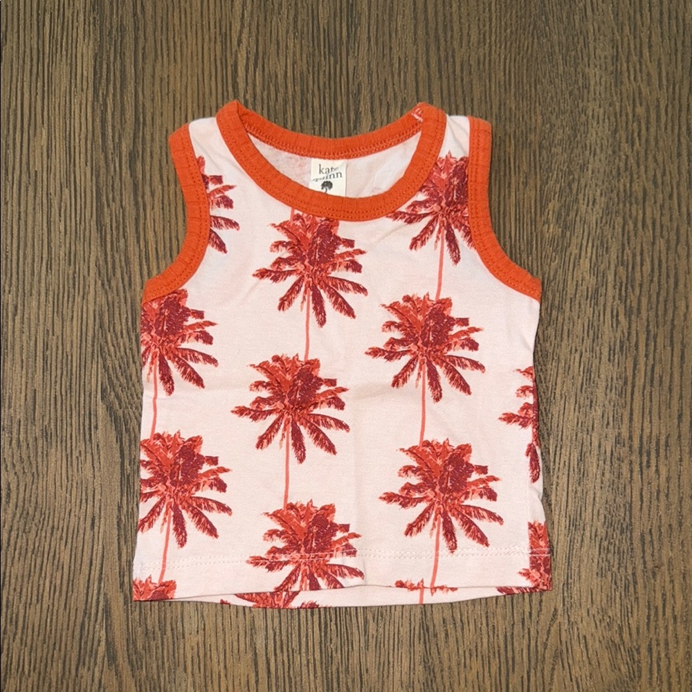 Kate Quinn Baby Tank in Palm print